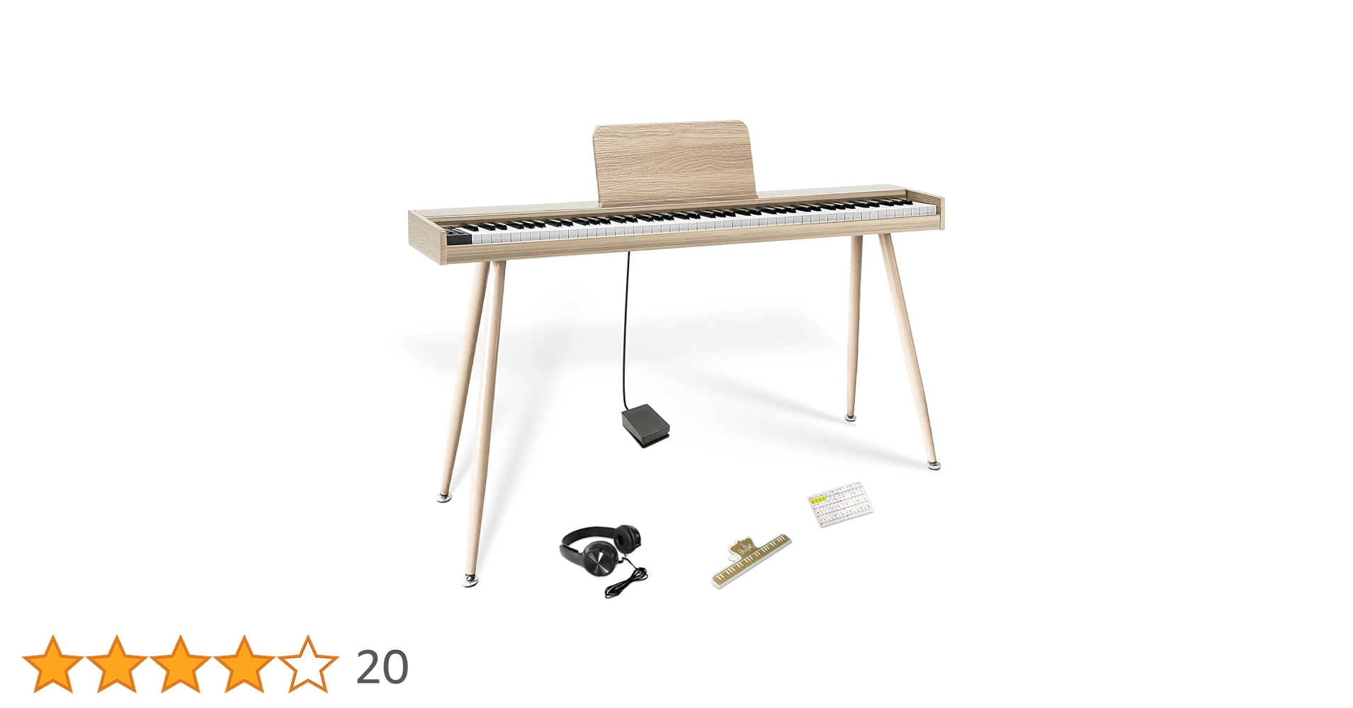 Amazon | 【新シリーズ】ニコマク NikoMaku 電子ピアノ 88鍵盤 Leaf